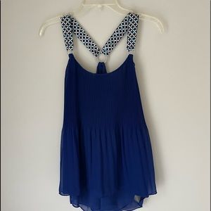 2/$10 White House Black Market Blouse. Royal Blue